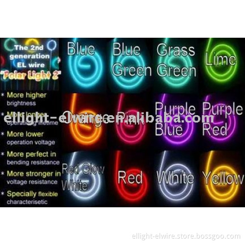EL WIRE,EL cable,EL light ,el flash dog's rope